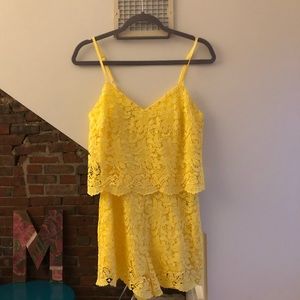 Bright bebe lace romper
